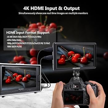 デジタルカメラ Feelwora FW568 V3-ANP55-AMC Amazon.com : FEELWORLD FW568 V3 6 inch DSLR Camera Field