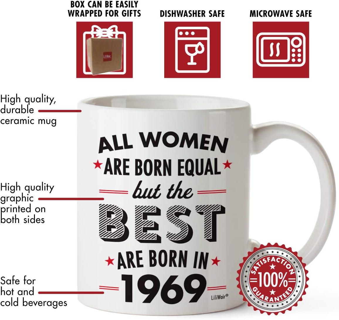 Super Big Clearance! 51st Birthday Gifts For Women Fifty One Years Old Gift Mugs Happy Funny 51 Womens Womans Wifes Female Best Friend 1969 Mug Unique Ideas 69 Woman Wife Gag Dad Cute Girls Good Husband