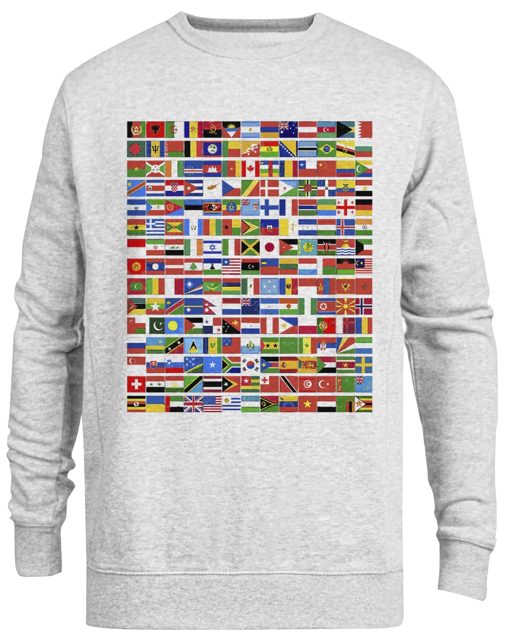 Pull ras du cou drapeaux des pays, résout le choix d'un look original et multiculturel