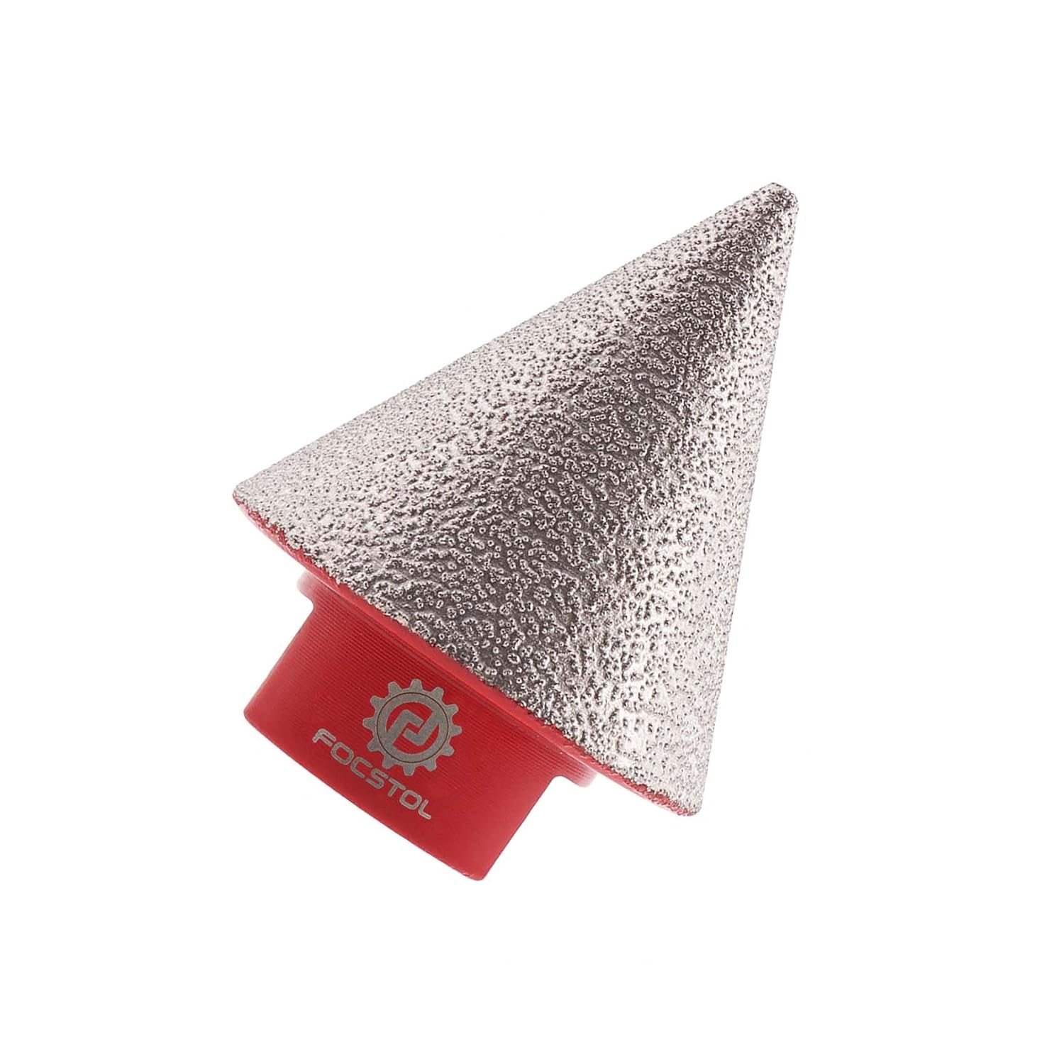 FOCSTOL Diamond Beveling Chamfer Bit - 3-1/4"(82mm) Countersink Drill Bit for Existing Holes Enlarging Shaping Trimming in Tile Porcelain Ceramic Granite Marble 5/8''-11 Thread