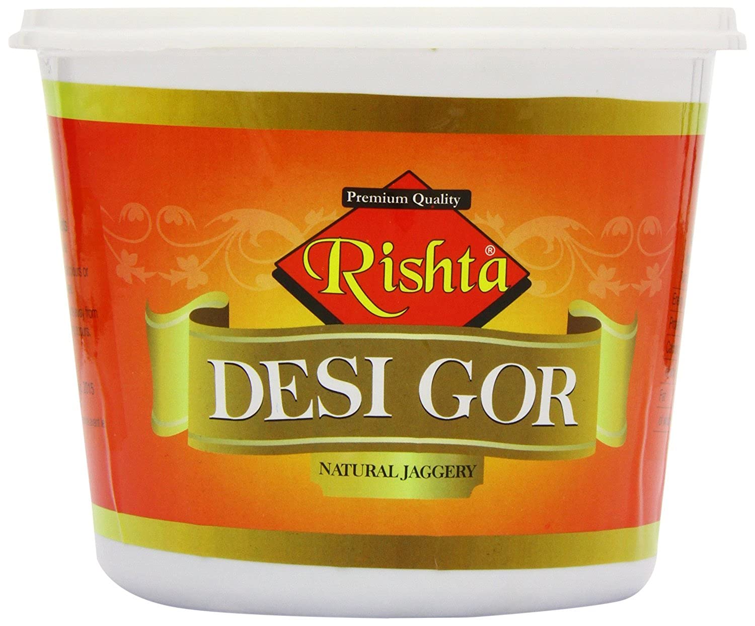 Rishta Desi Gor 900g (Pack of 2) – Made From Sugar Cane – Pure Natural Jaggery – Used In Sweet And Savoury Dishes