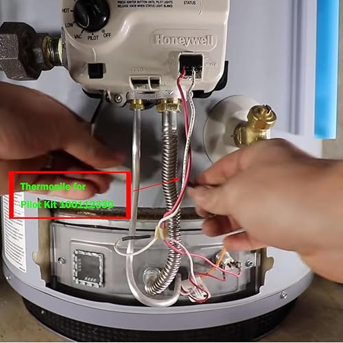 Miniatura 6 de MENSI Minivolt - Piezas de repuesto de termopila para Reliance Whirlpool, A.O.Smith, Kenmore Brand Calderas de calentador de agua a gas reemplazar