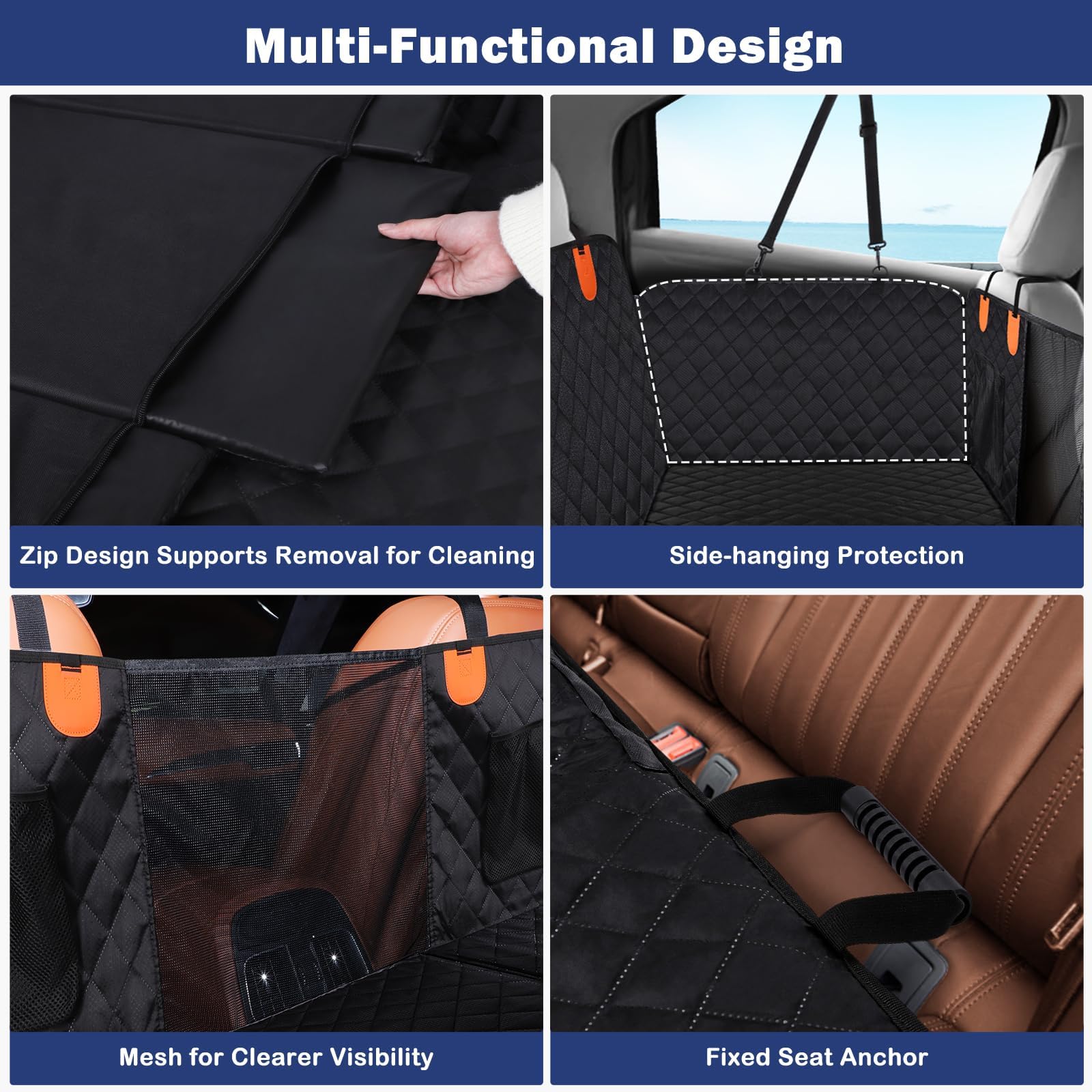 Hundedecke Auto Rückbank für Mazda 2 Hatchback 2007-2012