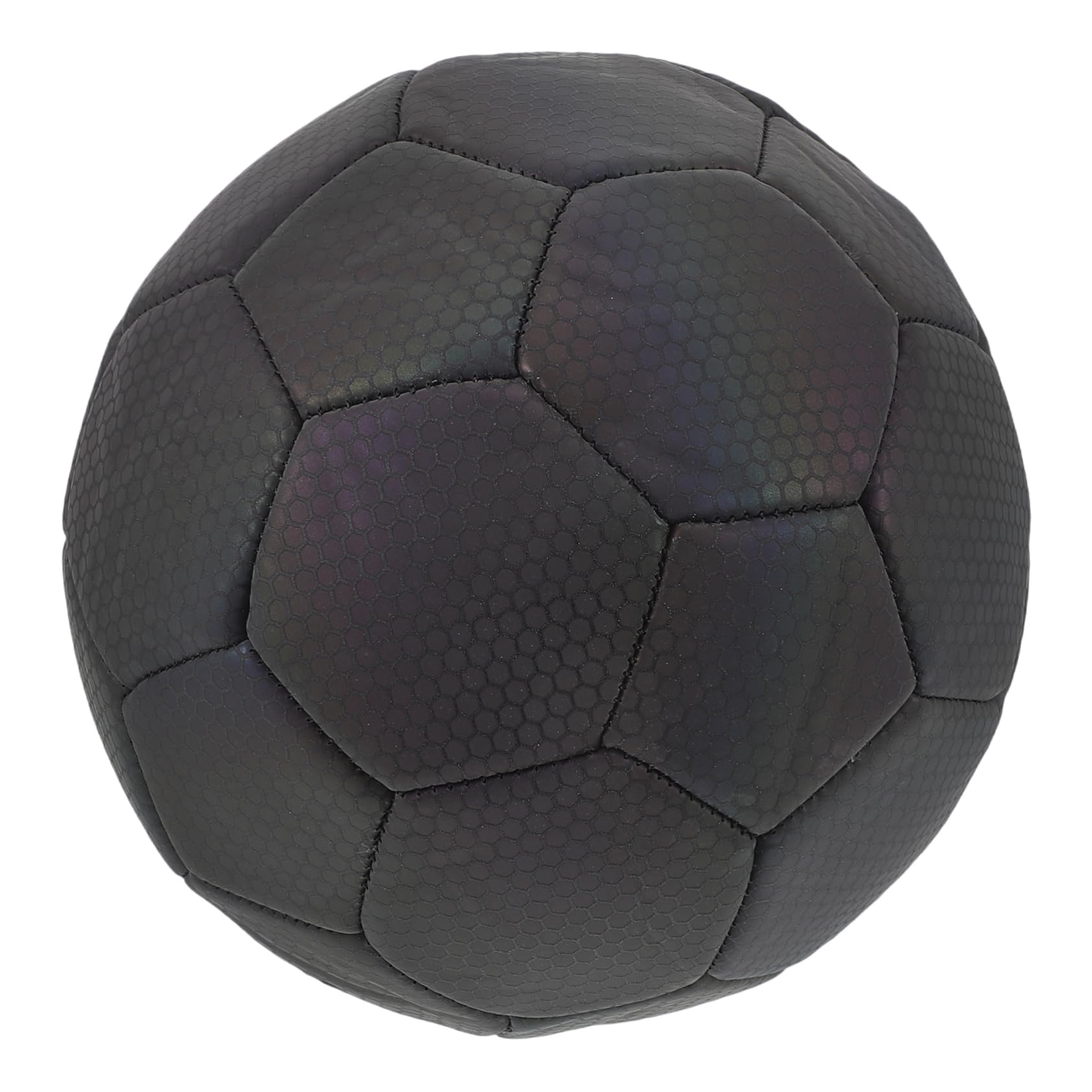BESPORTBLE Pelota De Fútbol Reflectante Luminosa para Entrenamiento para Niño Niña y Adultos Alta Visibilidad y Durabilidad para Práctica Interiores y Exteriores