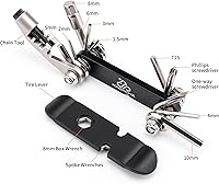 Vista 4 de Herramienta multiherramienta para bicicleta - Herramienta de cadena de bicicleta/Torx/Hex/Destornillador - Kit multiherramienta de bicicleta