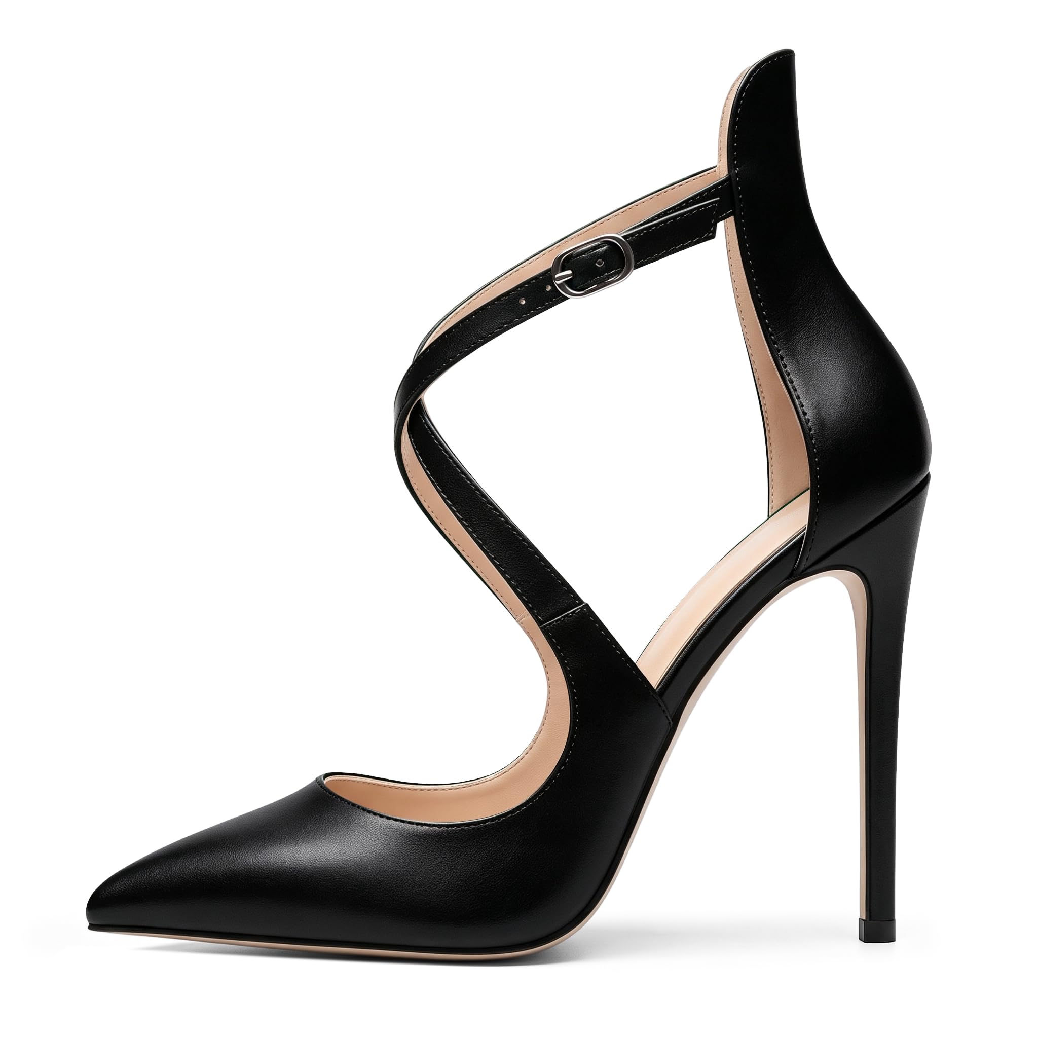 EDEFS High Heels Sexy Pumps Damen Elegant mit Spitz EU35-45