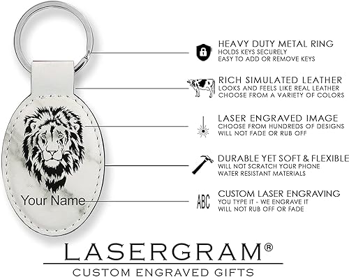 Miniatura 32 de LaserGram Llavero ovalado, Virgen de Guadalupe, grabado personalizado incluido (rústico con oro)