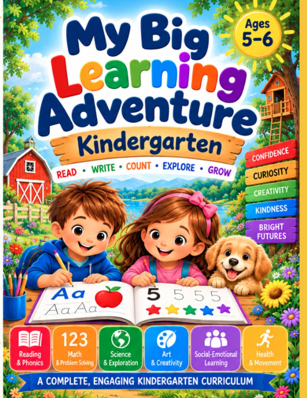 My Big Learning Adventure: A Complete 36-Week Kindergarten Homeschool ...