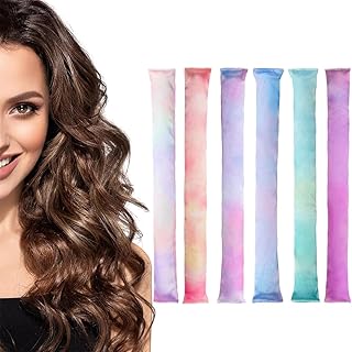 6 Piezas Rizador de Pelo Rizadores Suaves para Dormir Que No DañAn el Cabello Rizadores de Pelo Plancha de Pelo Liviana para un Peinado VersáTil para Mujeres Y NiñAs (6 Colores)