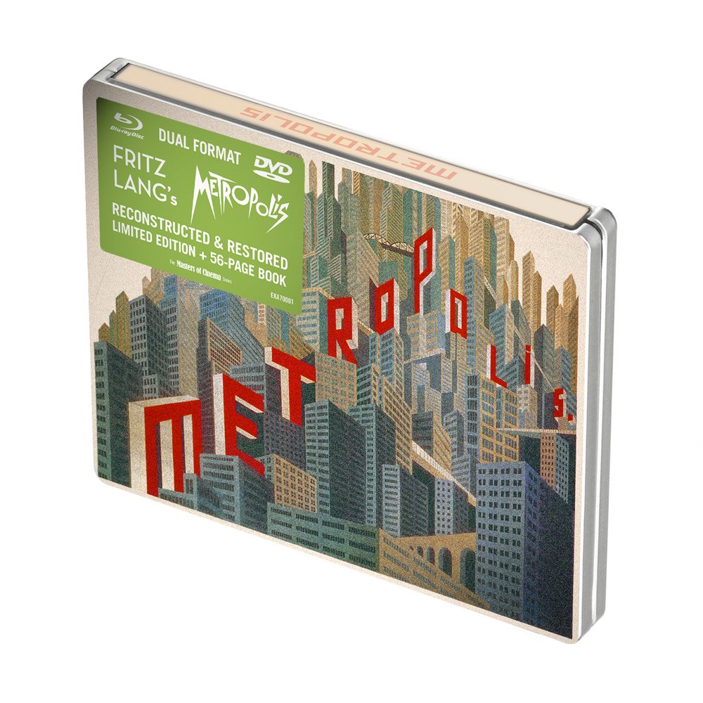 Metropolis [Reconstructed & Restored] (Masters of Cinema) Limited Edition Dual Format Steelbook [Blu-ray] [Reino Unido]