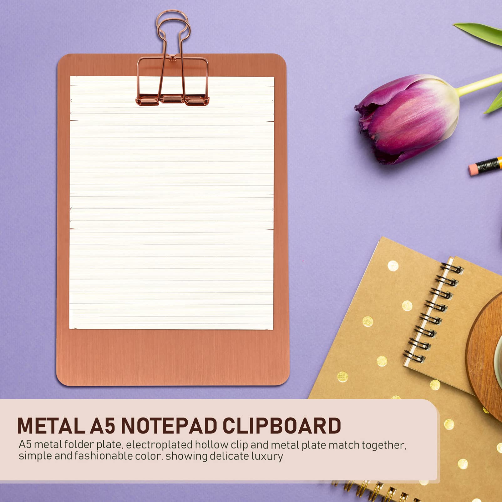 EXCEART 10 Piezas A5 Carpetas De Archivos De Bolsillo Con Férula De Notas A5 Portapapeles Con Clip De Perfil Bajo Carpetas De Papel Carpetas Negras Portapapeles De Bolsillo Mini