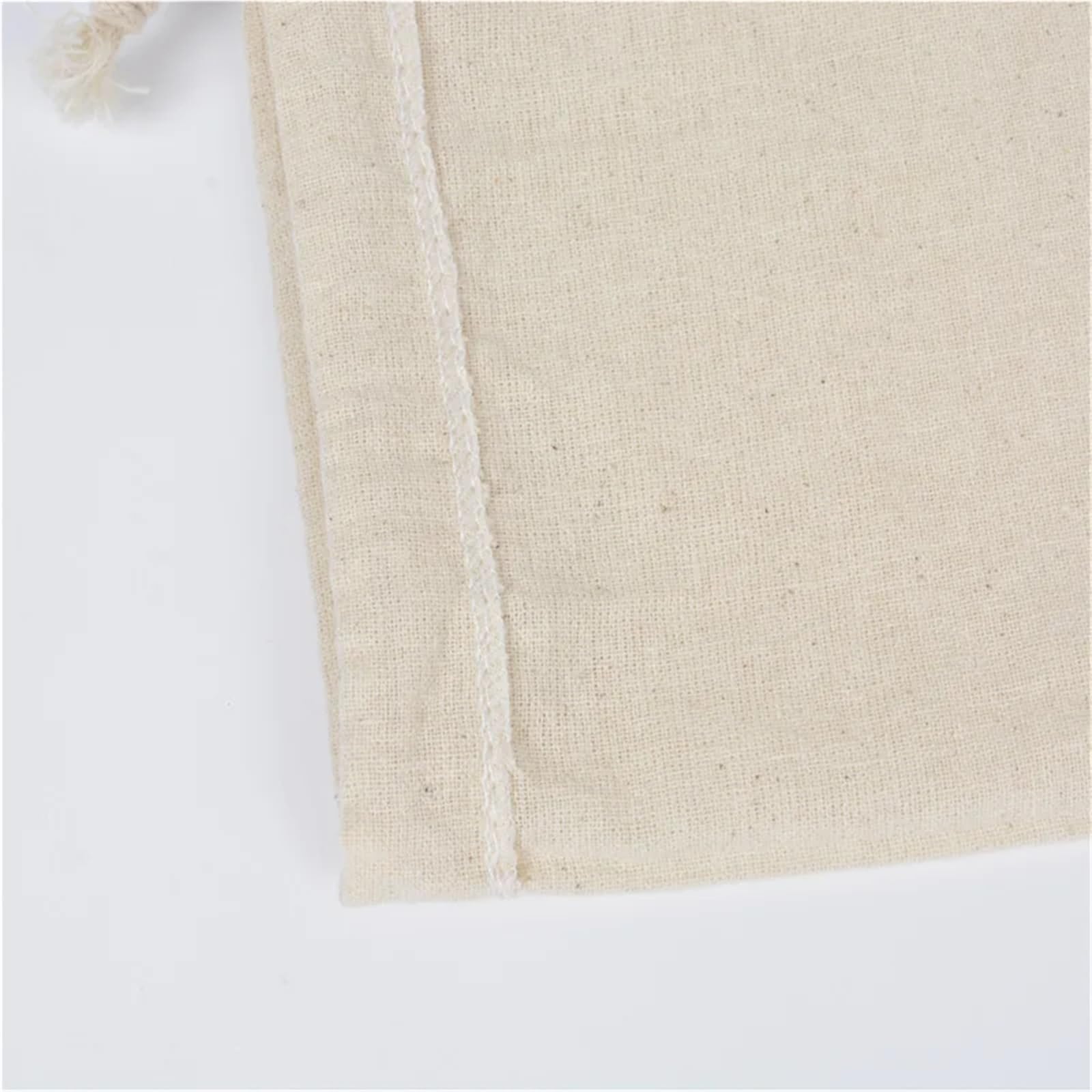 sac en coton à cordon Sacs à cordon en coton 100 pièces, for cadeau de mariage et noël, emballage DIY, petites pochettes unies, sacs rangement domicile(10x12cm(100pcs))