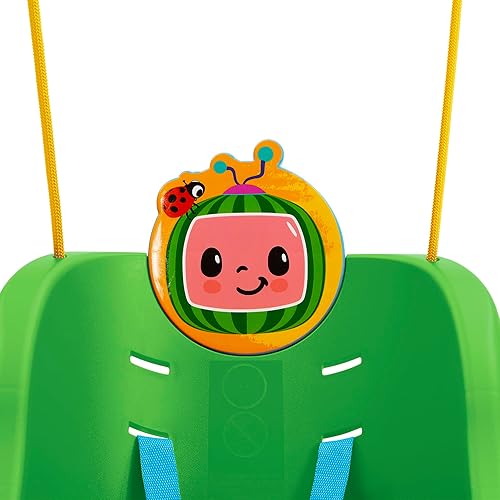 Miniatura 9 de CoComelon - Columpio para exteriores 2 en 1 de Delta Children - para bebés y niños pequeños - Asiento de cubo completo