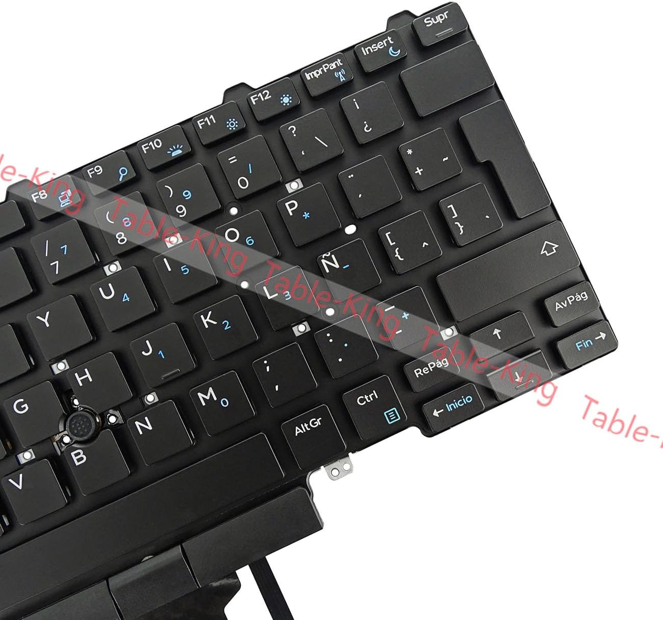 US/DE/FR/SP/LES/PT/UK Layout Replacement Keyboard for Dell Latitude E5450/E5470/E7450/E7470/3340/3350/5480/5490 Keyboard (Latinoamérica Español/Latin America Spanish)
