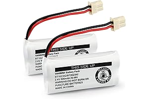 2.4V 800mAh Ni-MH Phone Batteries Compatible with BT183342 BT283342 VTech CS and...