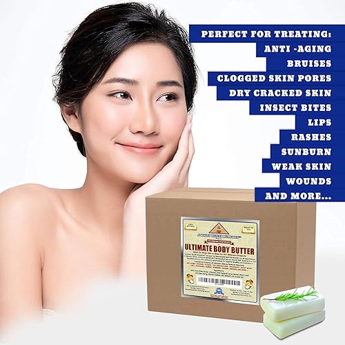 Miniatura 6 de Mantequilla corporal orgánica de karité cacao mango y mantequilla de mango ingrediente crudo sin refinar para hacer lociones caseras cuidado del