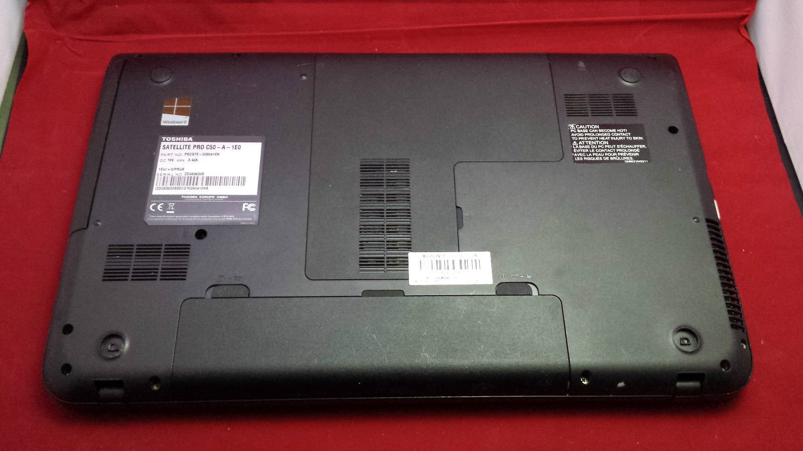 Refurbished Toshiba Satellite C50-A-146 Intel Celeron 1005M 4GB 250GB