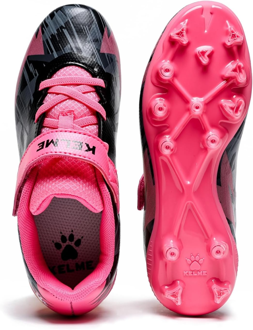 KELME Kids Soccer Cleats, Boys Girls Firm/Artificial Ground Shoes, Outdoor Football Baseball - Image 4