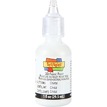 Scribbles 54301 Fabric Paint, Clear, 1 Oz