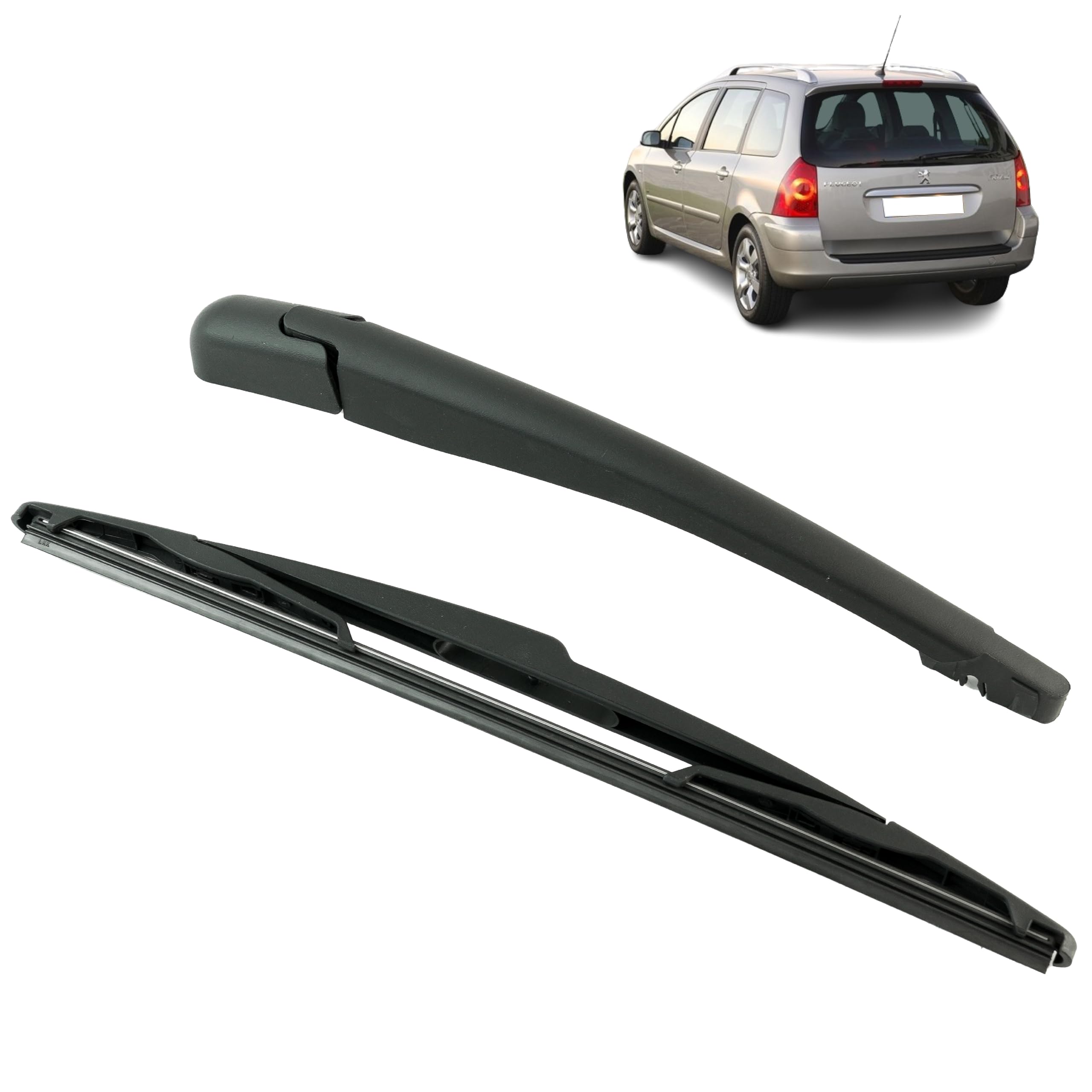 Bras essuie glace arrière compatible pour 307 SW (2001-2007) AVEC BALAI D’ESSUIE-GLACE ARRIÈRE. 6429T8 | 642392
