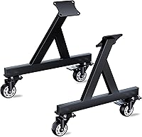 TRUSOON Rolling Engine Stand for GM LS V8 Engines - 600lb Heavy-Duty Cradle with Lockable Swivel Casters, Fits LS1 LS2 LS3 LS7 LQ4 Transmissions