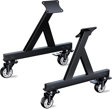 TRUSOON Engine Stand for GM LS V8 Engines, Rolling Engine Cradle with Lockable Swivel Caster Wheels -600lb Capacity, Compatible with LS1 LS2 LS3 LS6 LS7 LQ4/LQ9 Engines & Transmissions
