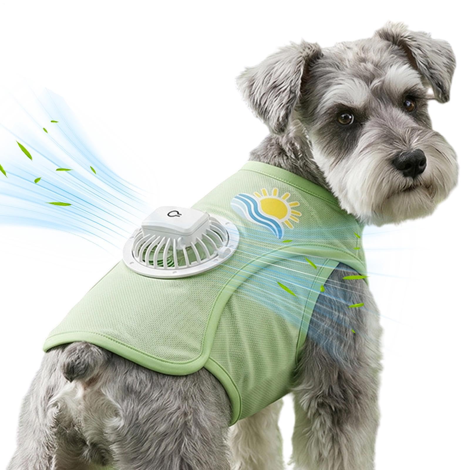Cooling Vest for Dogs 3-Speed with Fan Skin-Friendly Pet Clothes