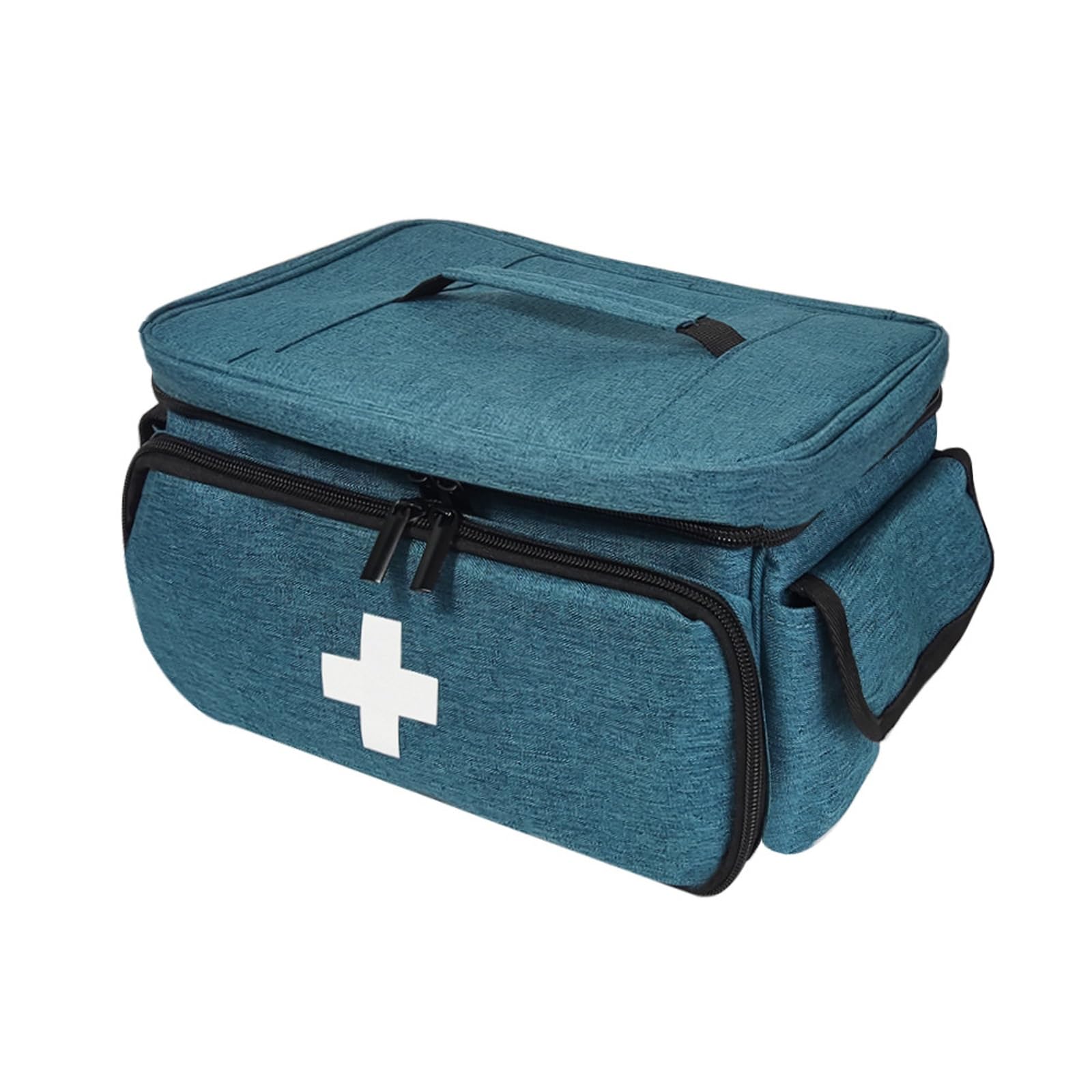 Kleine Medikamentenaufbewahrungstasche, Tragbares Medizinisches Erste-Hilfe-Set, Medikamenten-Organizer For Zuhause, LKW, Camping, Sport Und Notfälle Im Freien(Green)