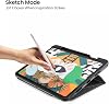 tomtoc Vertical Case for iPad Pro 11-inch M2/M1 4th/3rd Gen 2022-2021, Protective Anti-Bend Case Magnetic Stand Landscape/Portrait/Sketch Modes, Wireless iPad Pencil Charging, Auto Sleep/Wake Cover