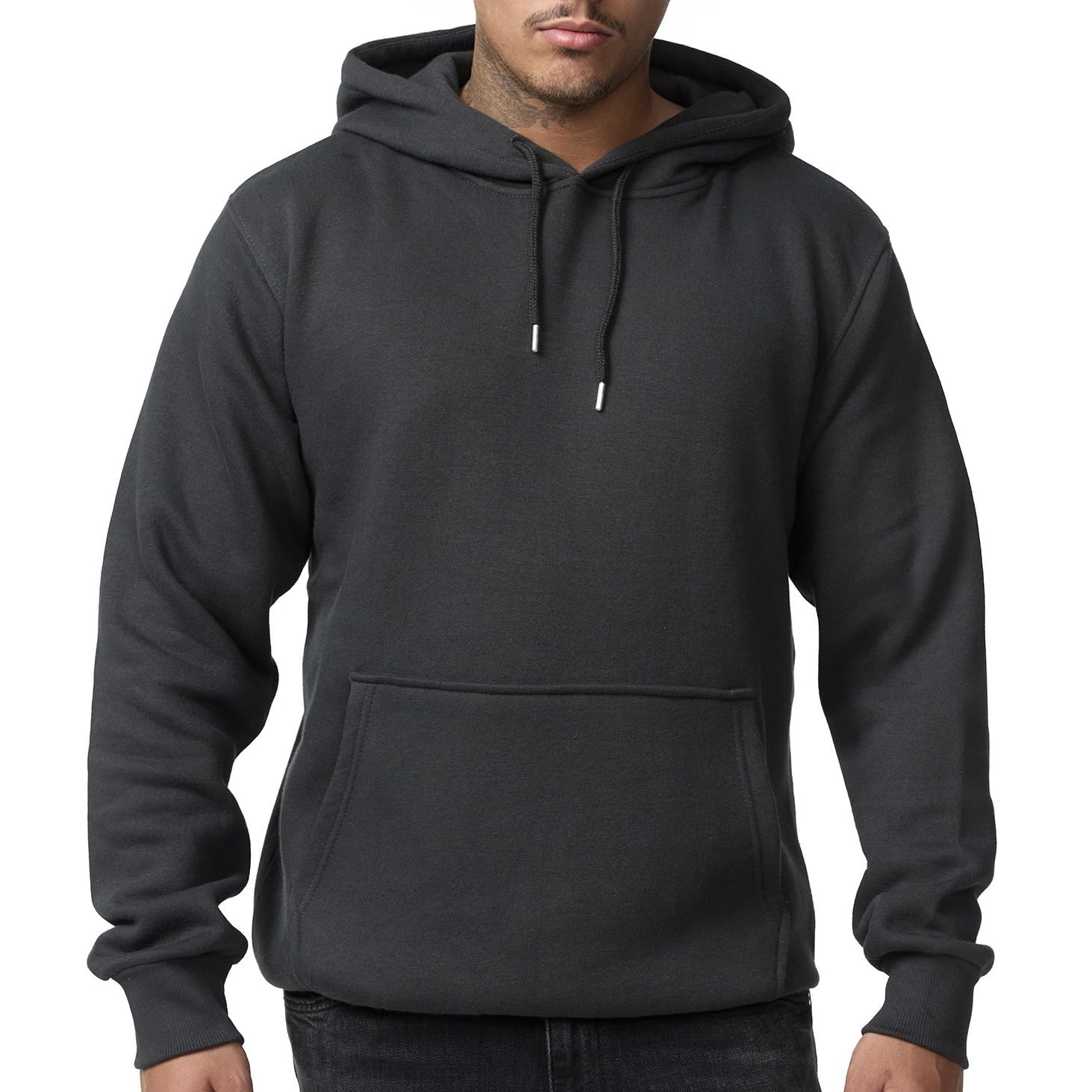 Smith & Solo Herren Kapuzenpullover – Kapuzenjacke reißverschluss, Sweatshirt Pullover Langarm – Slim – Fit – Training – Hoodie – Pulli – Hochwertige Baumwollmischung Männer