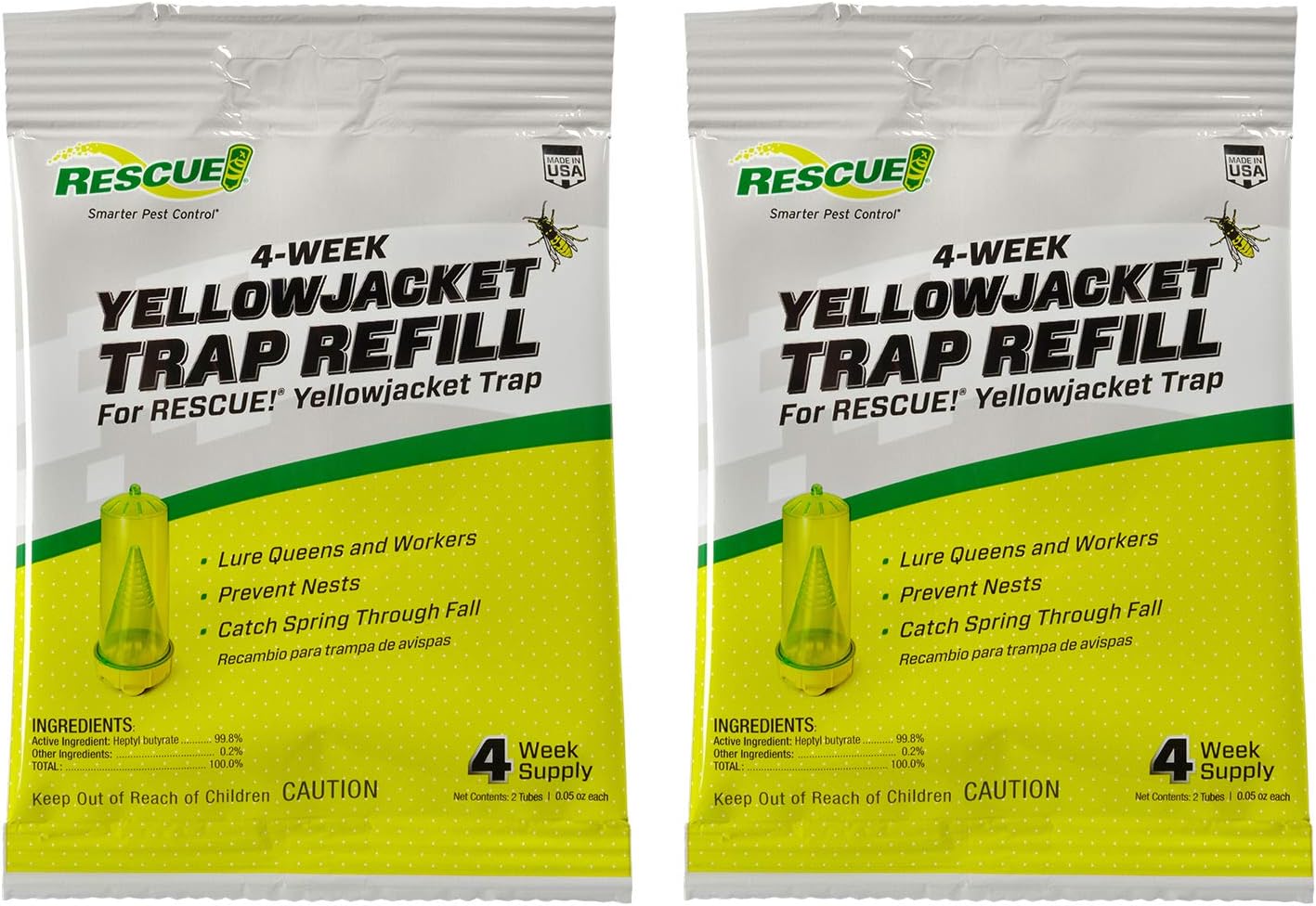 Rescue YJTA-DB36 Yellow Jacket 4 Week Attractant (2Pack)