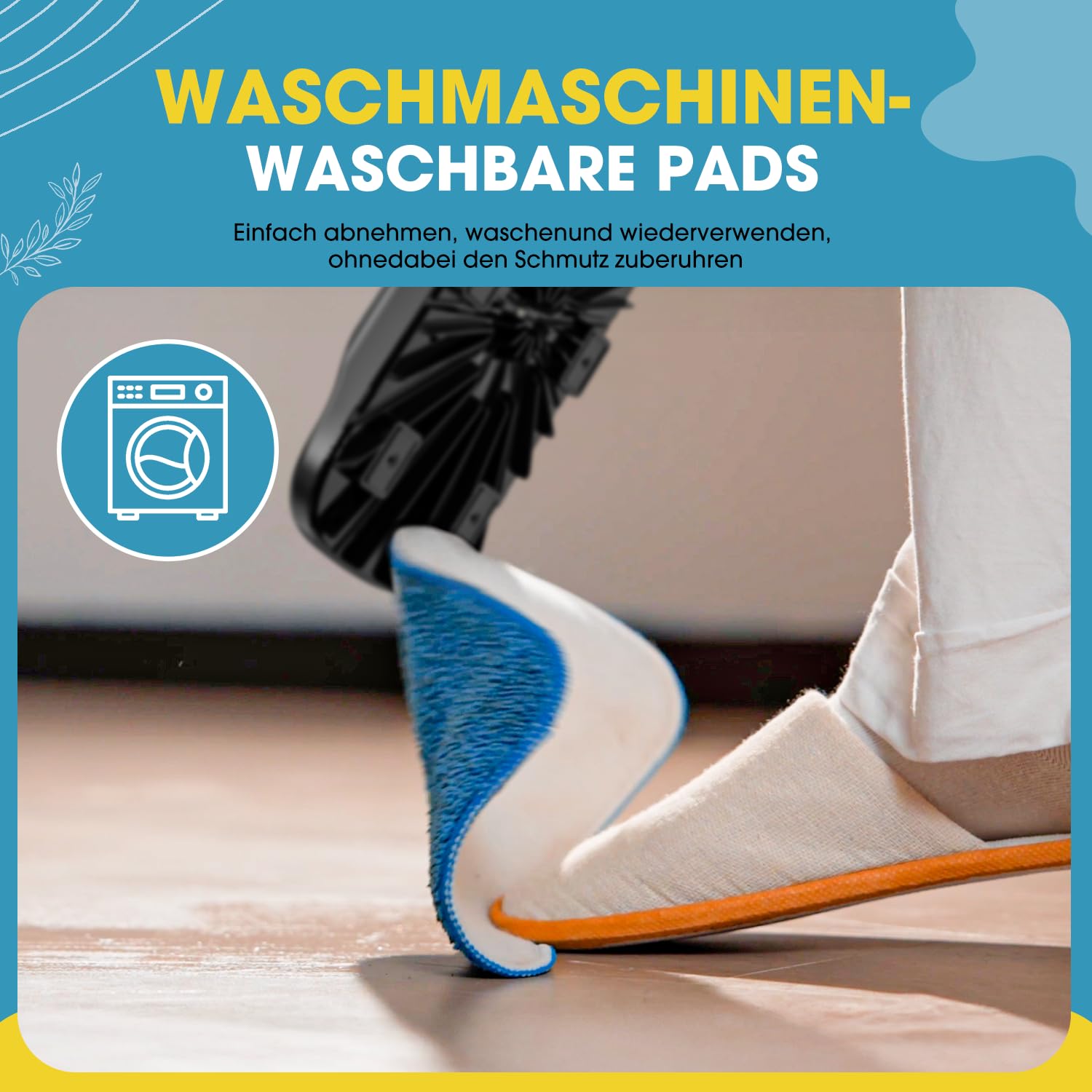 PEXCHO Dampfreiniger, Dampfmopp & Dampfwischer, 1250W Handdampfreiniger 3 Bar, 25s Aufheizzeit 266℉/130°C, 0,85kg für Böden, Fliesen, Teppich, Auto & Bad, Zubehör für Dampfbügelstationen