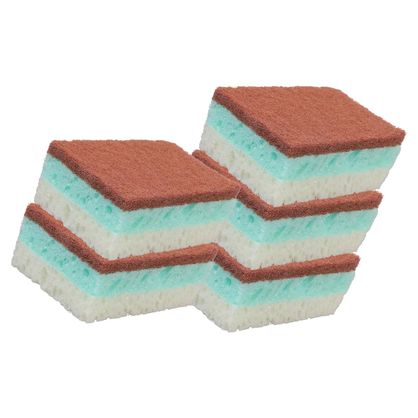 5 / 10PCS MultiPurpose Kitchen Cleaning Sponge Efficient Scrubbing Foam for Home Daily Dishwashing Tasks Household Cleaning Sponge