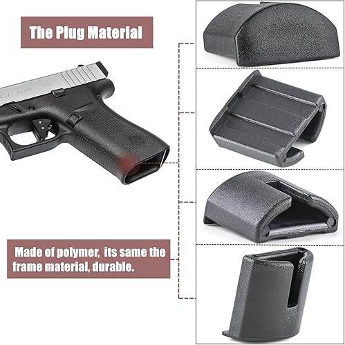 Miniatura 6 de TOFEIC - Enchufe de inserción de marco de agarre para Glock Gen 1-5, 17, 18, 19, 20, 21, 22, 23, 24, 25, 31, 32, 34, 35, 43 x 48