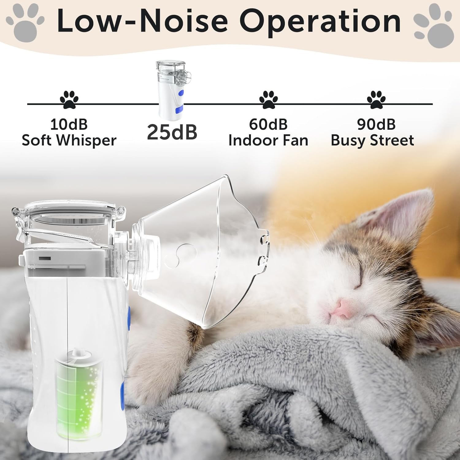 Cat Nebulizer for Breathing Problems