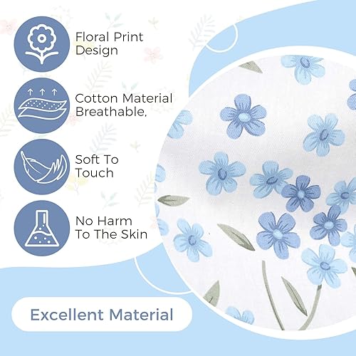 Miniatura 7 de Girls Smocked Blue Dress Toddler Floral Summer Dress Vintage Dresses Kindergarten Graduation Dress