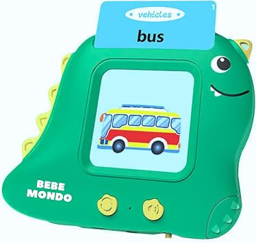 Montessori Toys for 1 2 3 Year Old, Talking Flash Cards for Toddlers, 1 Year Old Boy Girl Birthday Gift, 224 Sight Words Cards,Autism Speech Therapy Preschool Learning Toys for Toddlers 1-3