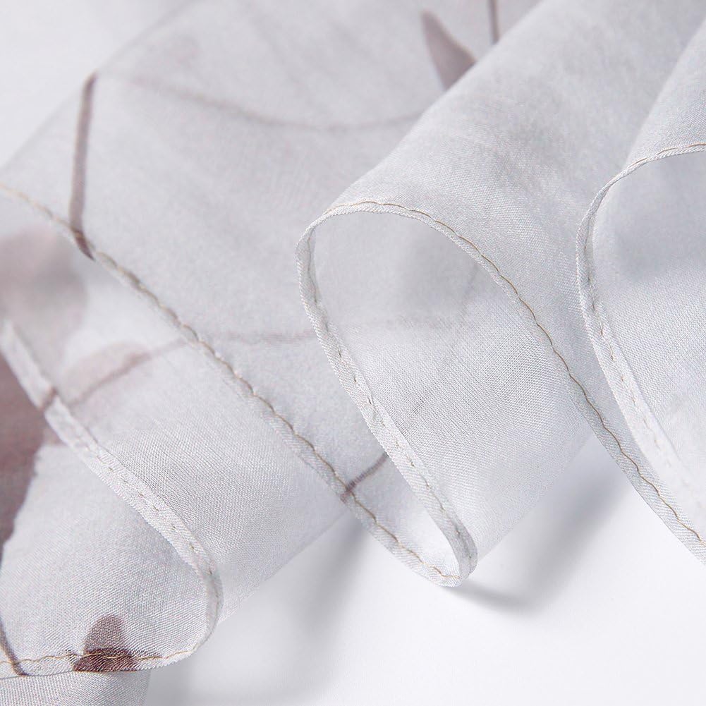 Women's Silk Scarf Fashion Sunscreen Shawls Wraps for Headscarf&Neck