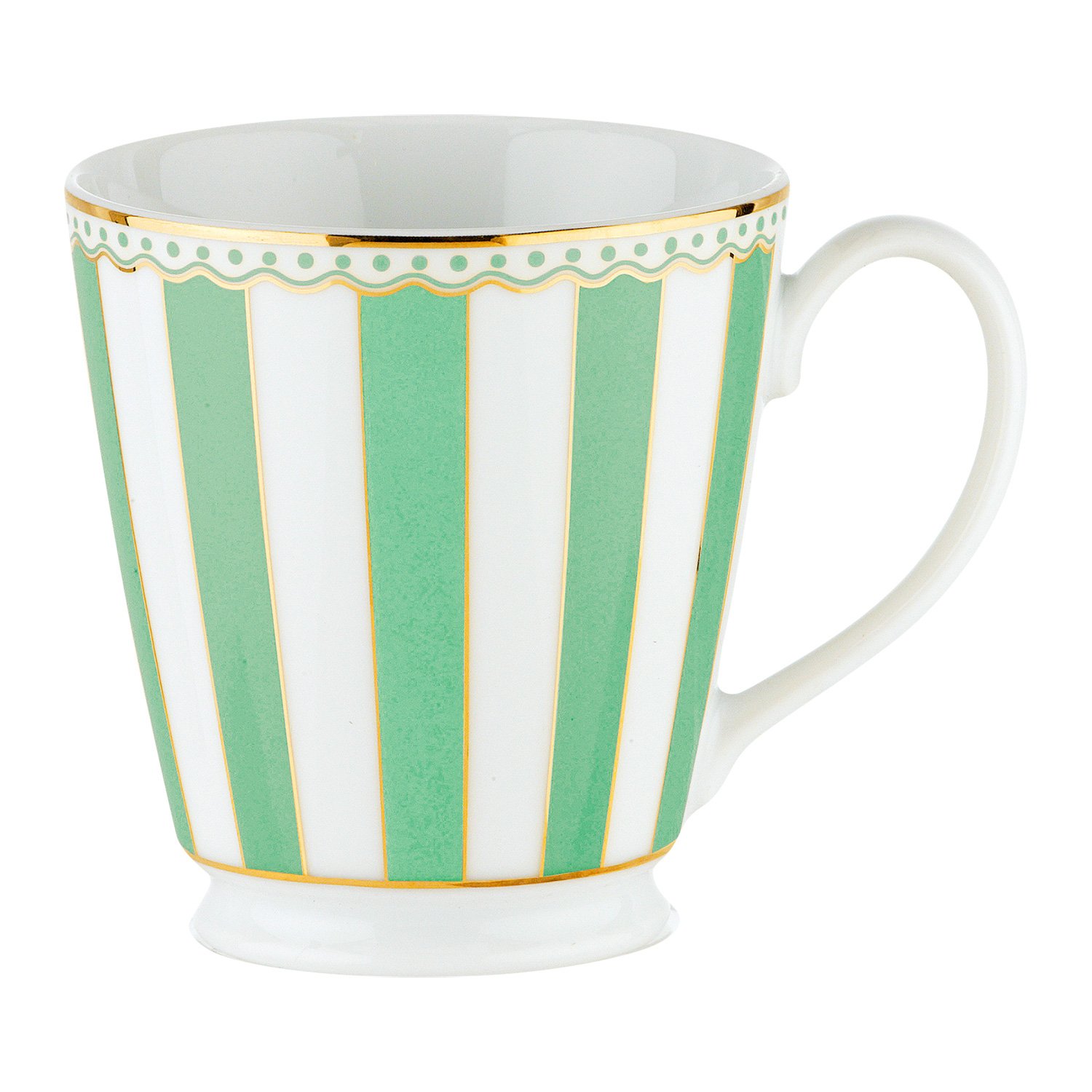 Noritake Carnival Apple Green Fine Porcelain Mug 12.6oz Colorful Japan