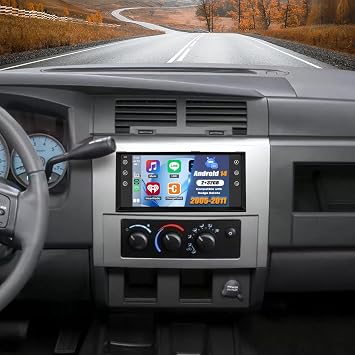 Double Din Car Stereo Upgrade Radio for Dodge Dakota 2005-2011