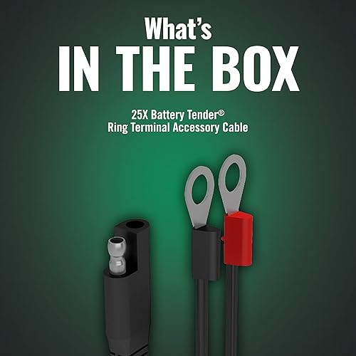 Miniatura 5 de Battery Tender - Arnés con terminal anillo con enchufe de rápida desconexión con fusibles de 2 clavijas. Paquete de 25 unidades. 081-0069-6-J25