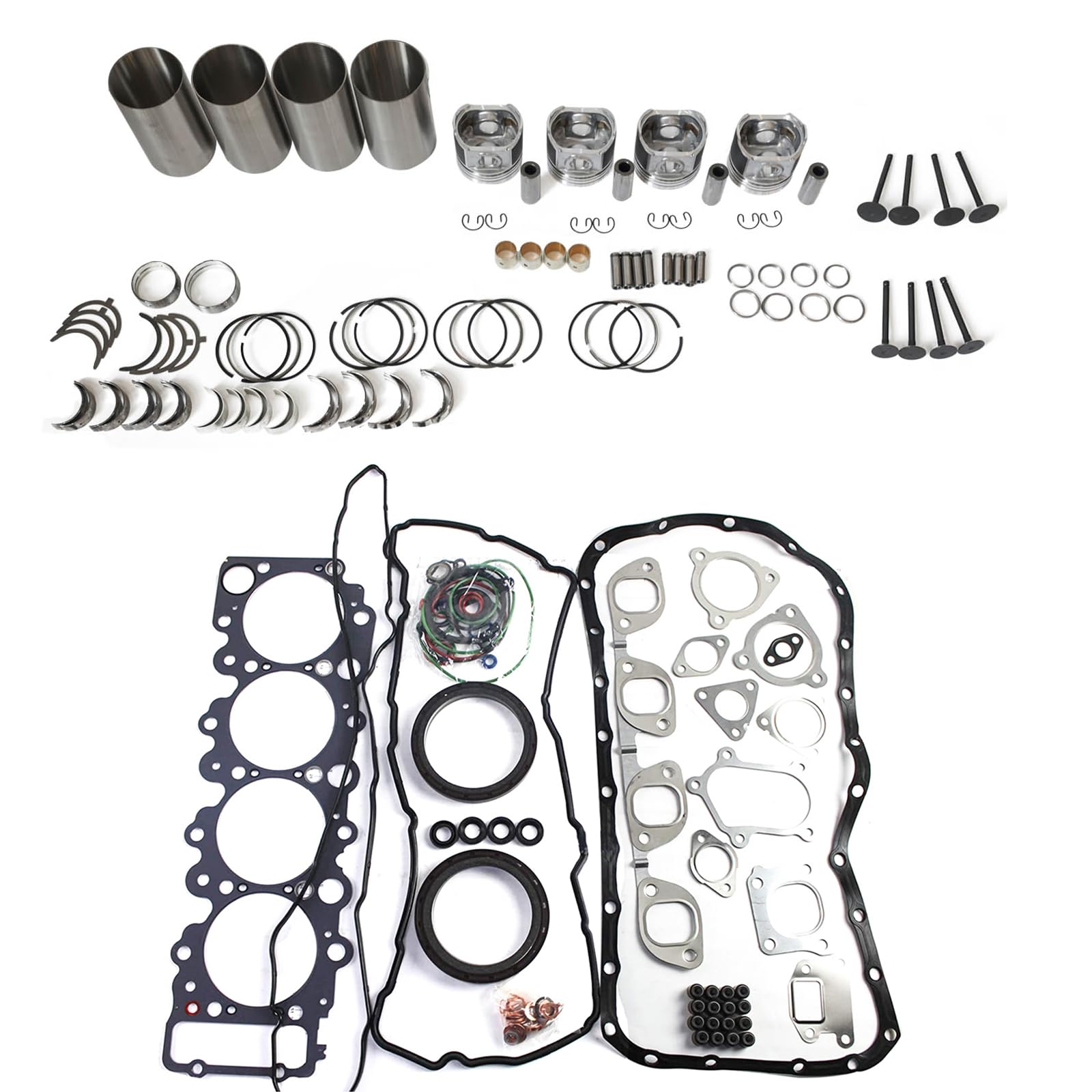 Amazon.com: BCXFORK 4HK1 Engine Overhaul Rebuild Kit fits