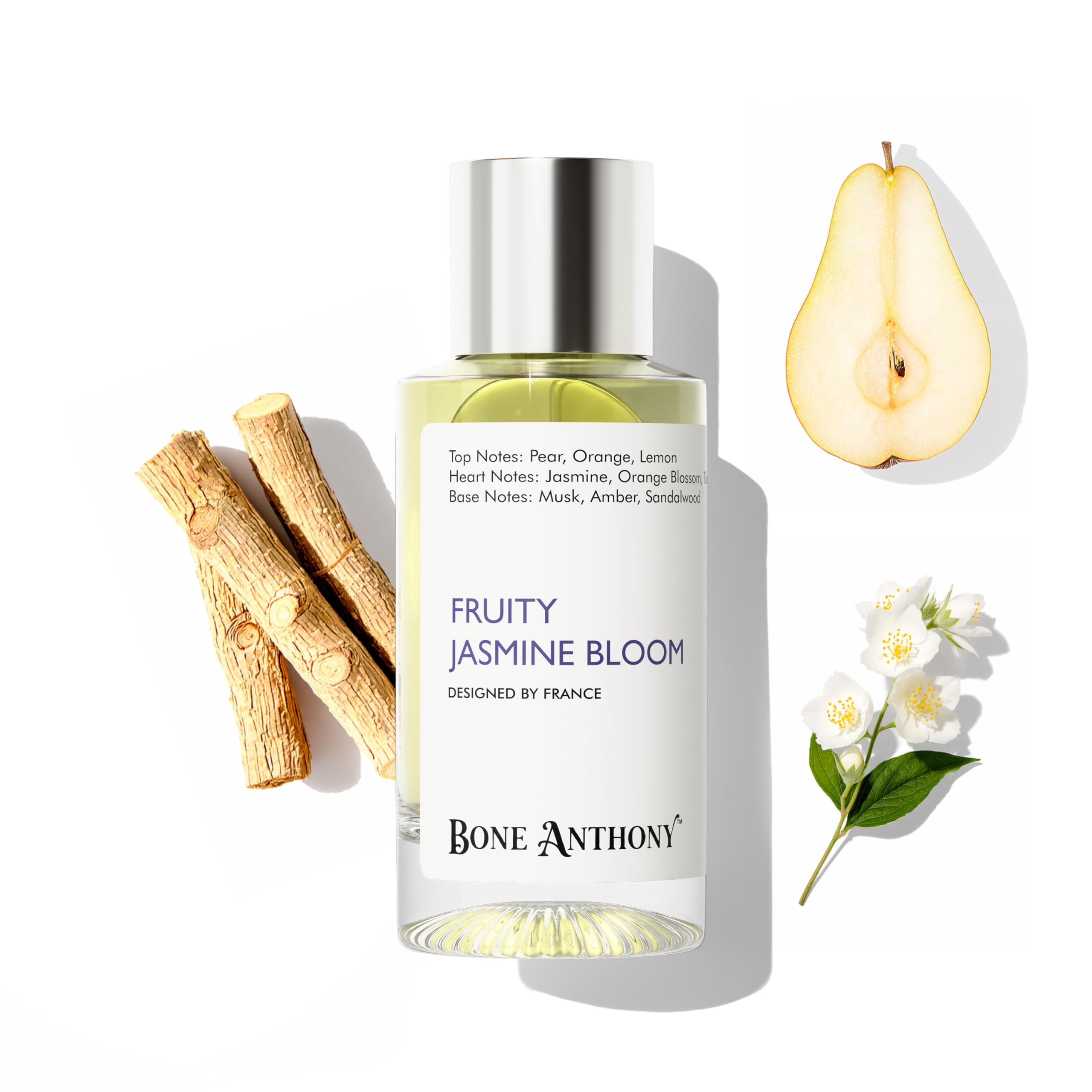 Fruity Jasmine Bloom Luxury Perfume| Relaxing Jasmine Floral Bliss | with Sandalwood & Orange Scent, Long Lasting Eau de Parfum with 35% Oil Concentration - 50 ml (For Women)-picture-26