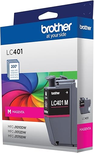 Vista 23 de Brother Cartucho de tinta negro de alto rendimiento LC401XLBK