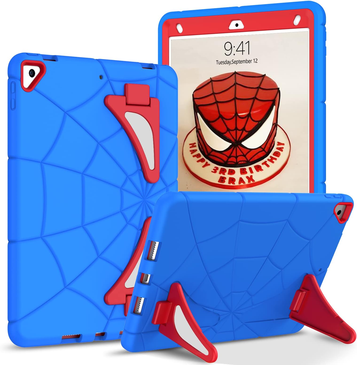 YINLAI iPad 9th Generation Case Kids,iPad 10.2 Case,iPad 8th Generation Case,iPad 7th Generation Case with Kickstand for Boys Children Shockproof Protective Tablet Cover for iPad 9th 8th 7th Gen,Blue