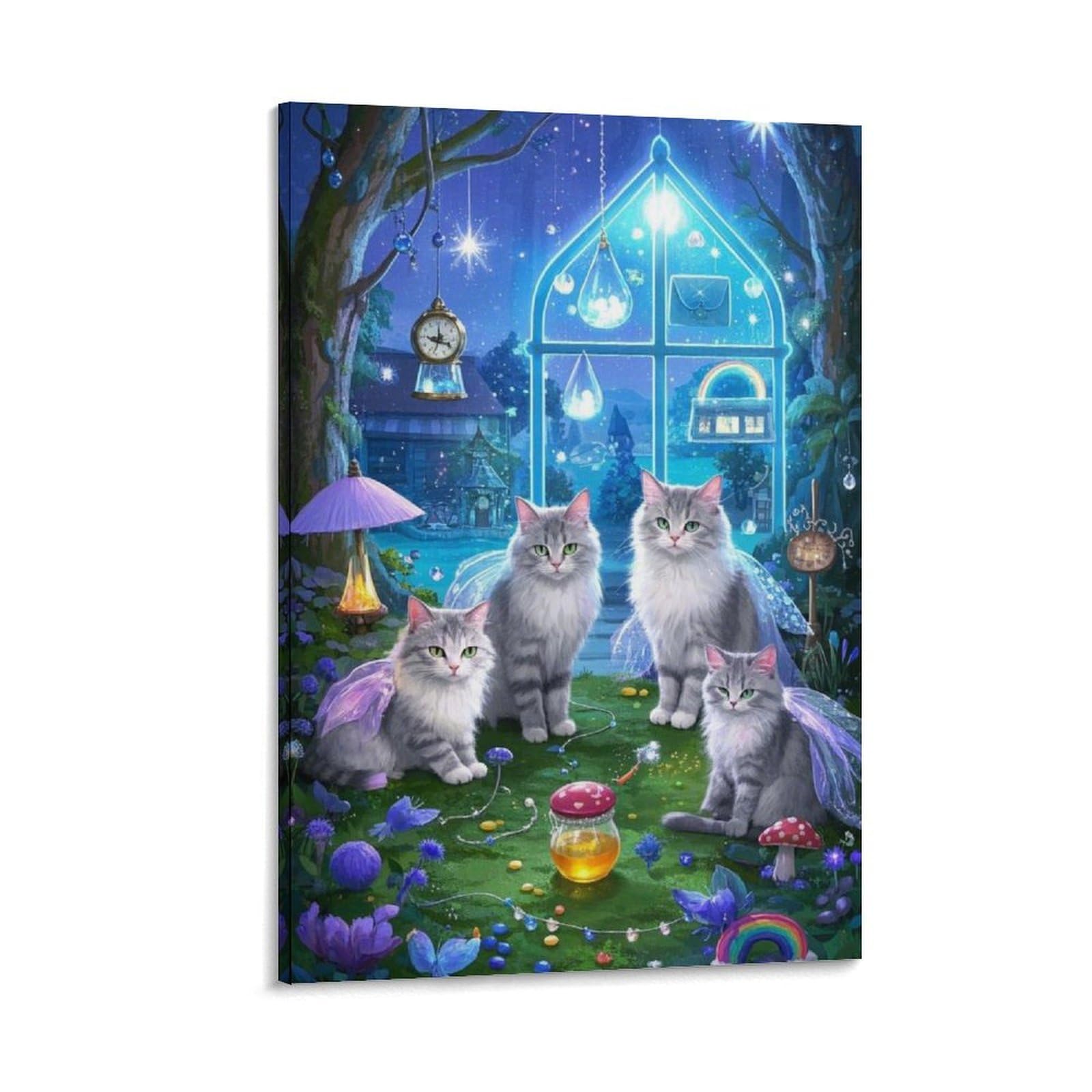 Toile Ragdoll suspendre pour bureau résolvant les murs vides - 6