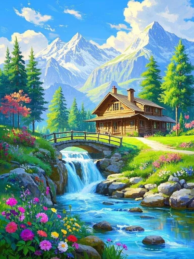 TURGF Skeleton Diamond Painting Kit for Adults,5D Rose Diamond Art for Beginners, Flower Diamond Painting for Home Wall Decor and Holiday Gift 20x20 inch