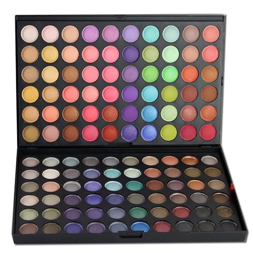 Miniatura 7 de Juego de regalo de maquillaje profesional de 120 colores mate y brillante, paleta de sombra de ojos brillante, paleta de maquillaje, kit de contorno