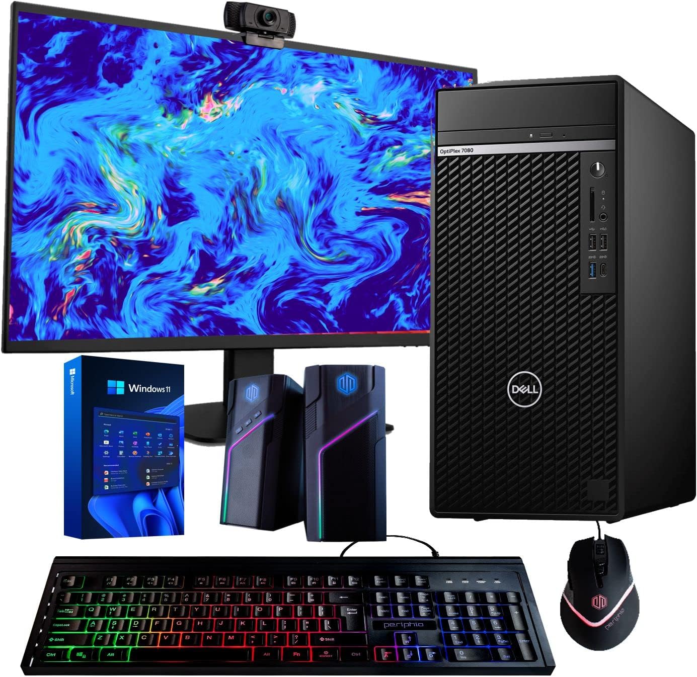 Dell Optiplex 7080 Tower Desktop Computer Hexa Core Intel