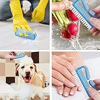 Vista 17 de Cepillo de uñas con agarre de mango, cepillos de limpieza de uñas, herramienta de limpieza de pedicura, cepillo de uñas de los pies, kit